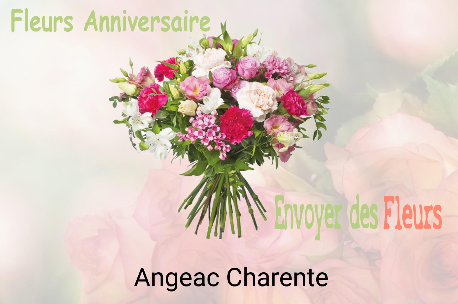 Bouquet de fleurs d’anniversaire livré à Angeac-Charente